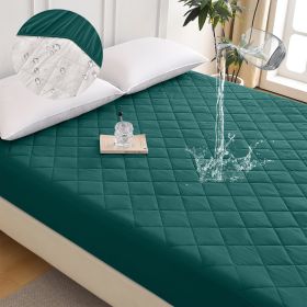 Diamond Grid Ultrasonic Waterproof Mattress Protector (Option: W13664151)