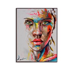 Ha's Art Top Selling Handmade Abstract Oil Painting Wall Art Modern Minimalist Fashion Figure Picture Canvas Home Decor For Living Room Bedroom N (size: 60x90cm)
